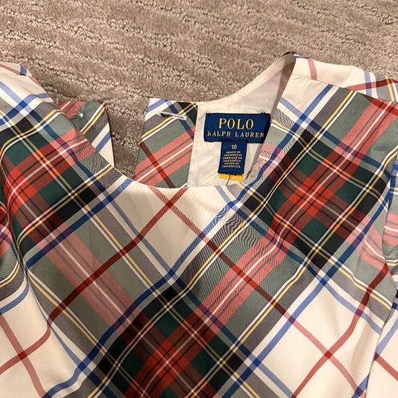 Ralph Lauren plaid dress unused size 10 - Picture 3 of 5